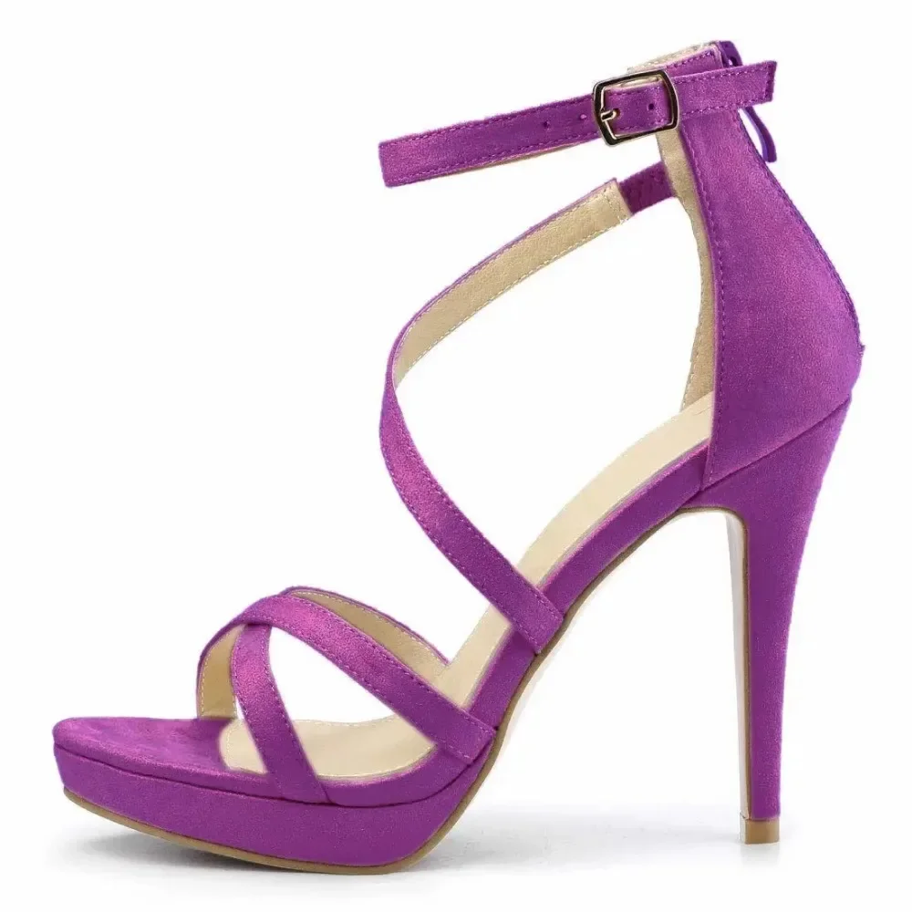 Women Sandals Summer Sexy Pump - Sandal Strappy Heeled avaliação e preço
