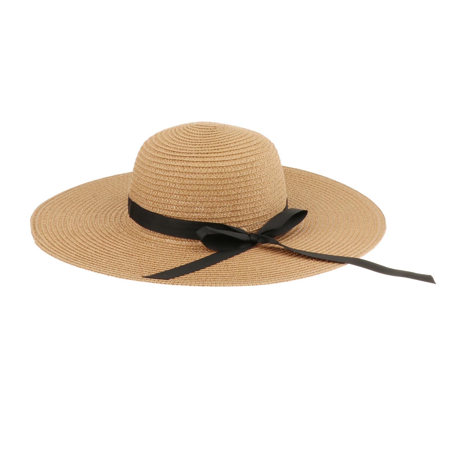 Women Wide Brim Straw Sun Hat  - Hat Floppy Wide avaliação e preço