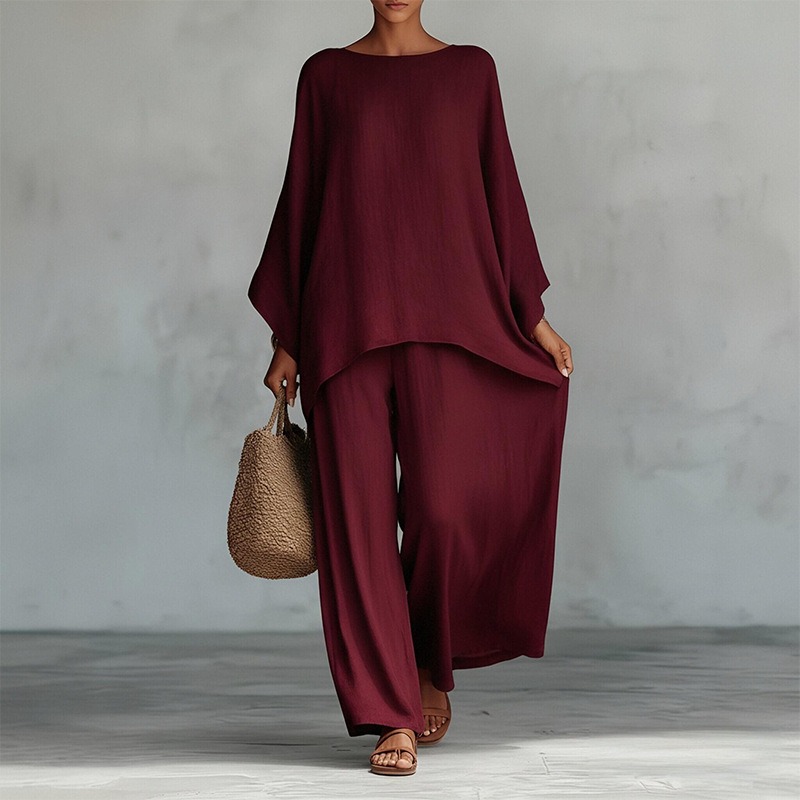 Spring New Fashion Linen Loose - Linen Pant Wide avaliação e preço