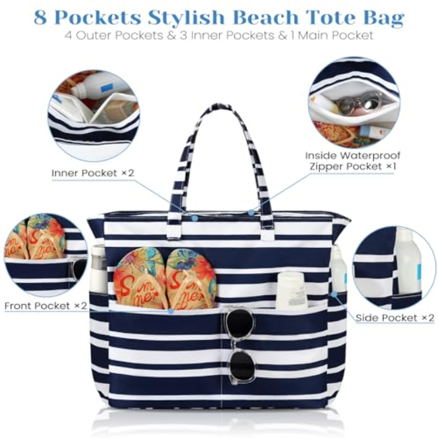 Trifabricy Beach Bags for Wome - Tote Bag Beach avaliação e preço