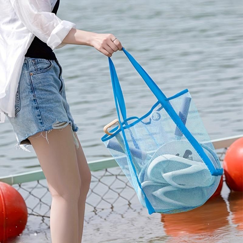 Multicolor Swimming Large Mesh - Tote Bag Beach avaliação e preço
